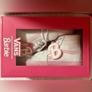 NWT Vans x Barbie SK8-HI Tapered Stackform White Pink Women's US 8.5